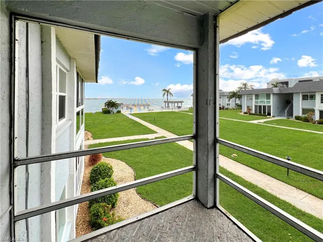 View of river from sunroom