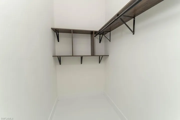 View of spacious closet