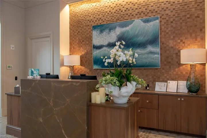 Vineyards Wellness Center reception area