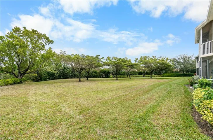 View of green lawn