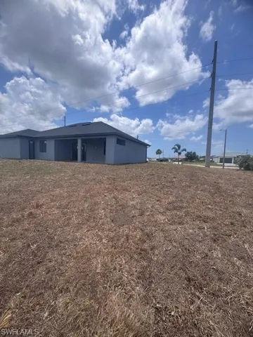 View of back of property