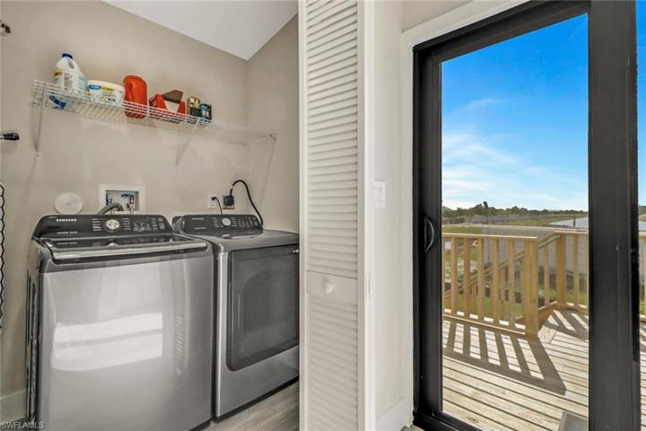 LG Washer/Dryer; Laundry Room with a View