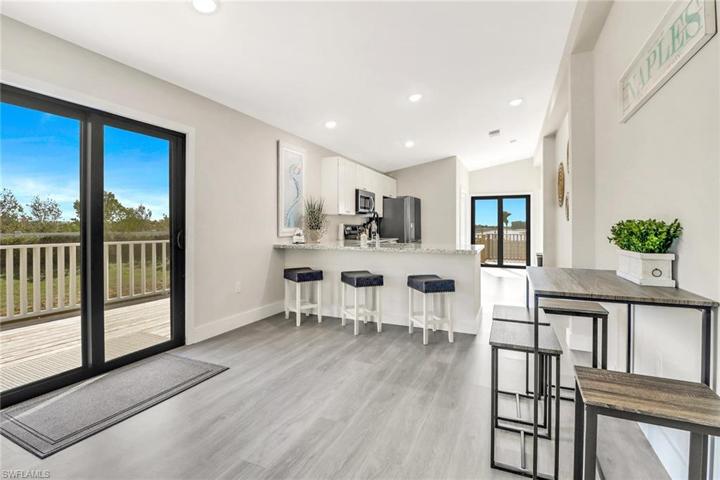 Natural light shines throughout the home