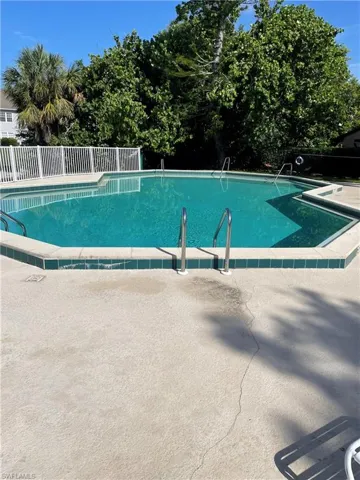 View of pool