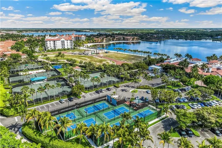 Aerial View of Amenities at Miromar Lakes