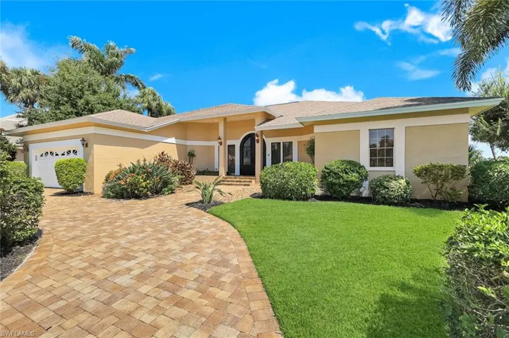 Wonderful Entry to A CBS Home that Sits High and Stately