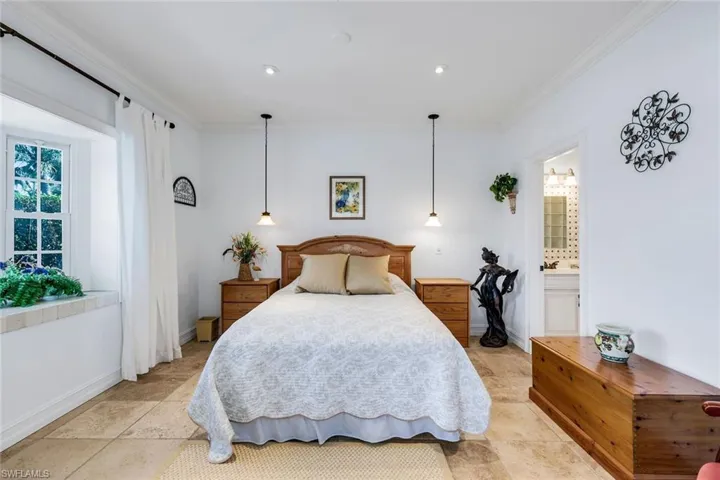 Nanny or Mother In Law or Teenage Bedroom Suite 13'x13' Shown with Queen Bed Walk In Closet Not Shown