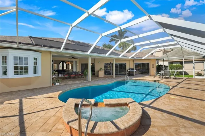 View II of the Oversized Pool Area, Approx 1700 Sq Ft. Without Under Truss Lanai