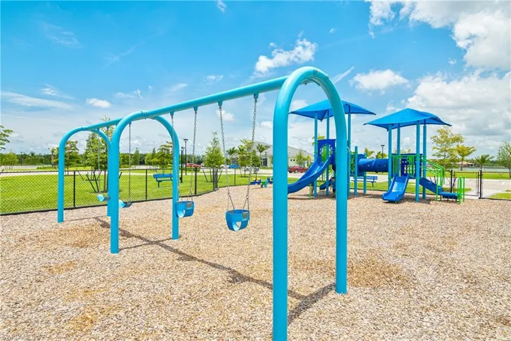 View of community jungle gym