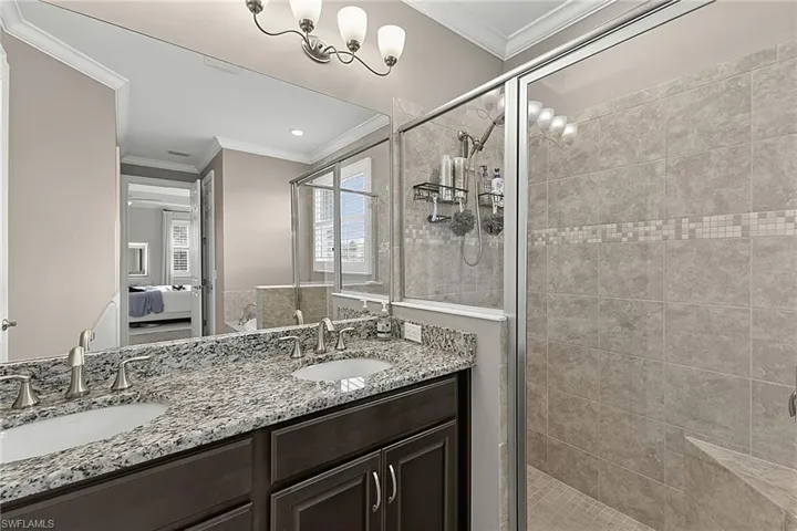 Bathroom featuring a dual vanity