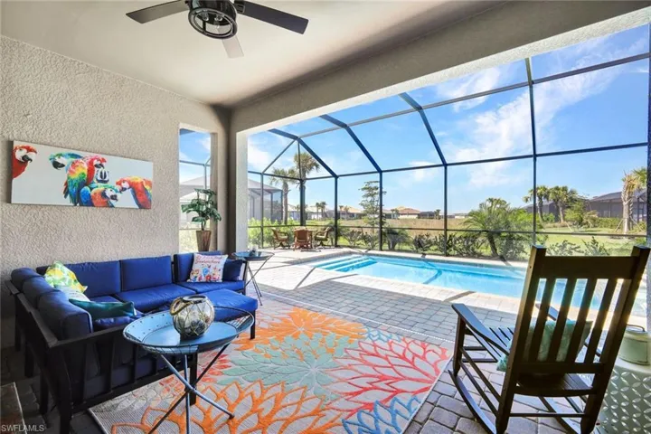 Covered Lanai for entertaining