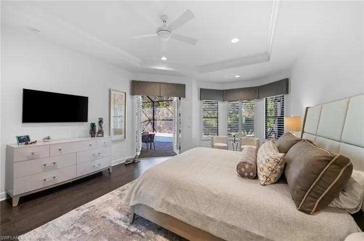Primary Bedroom with direct access to the pool!