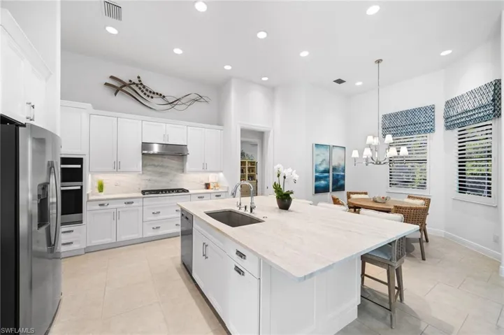 A Chef's Dream with gas range and new stainless steel appliances!