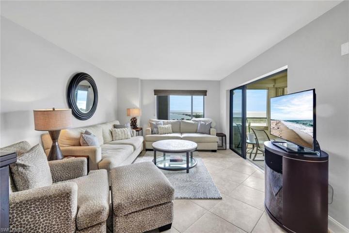Living Room with the Gulf of Mexico views