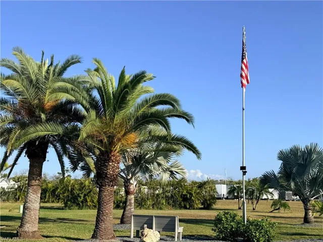 Surrounding community with a yard