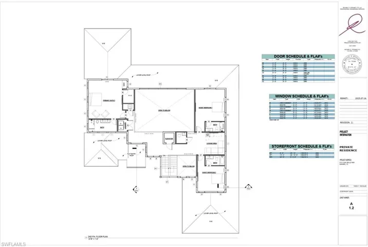 Second Level Floor Plan