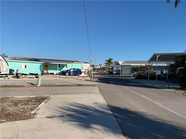 View facing east of Blueberry Ln towards York Rd.
