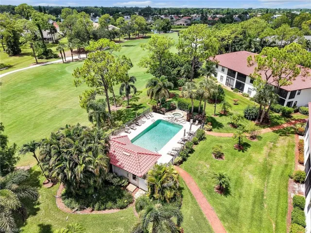 Aerial View of Community Pool