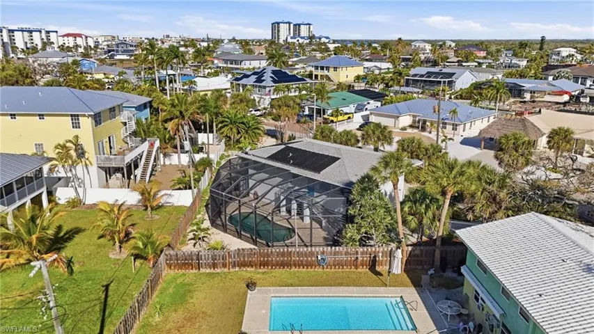 Bird's eye view of a pool area - Virtually Edited Image