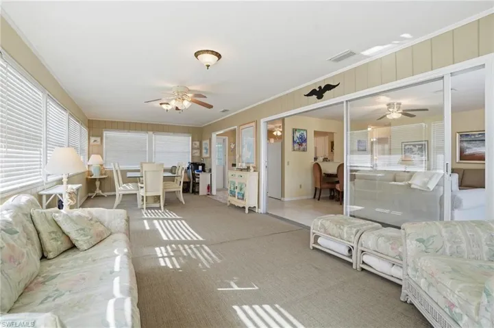 Dining area/sunroom- Virtually Edited Image