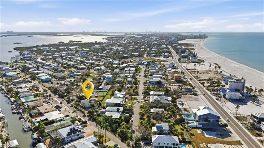 Aerial overview of property's location  - Virtually Edited Image
