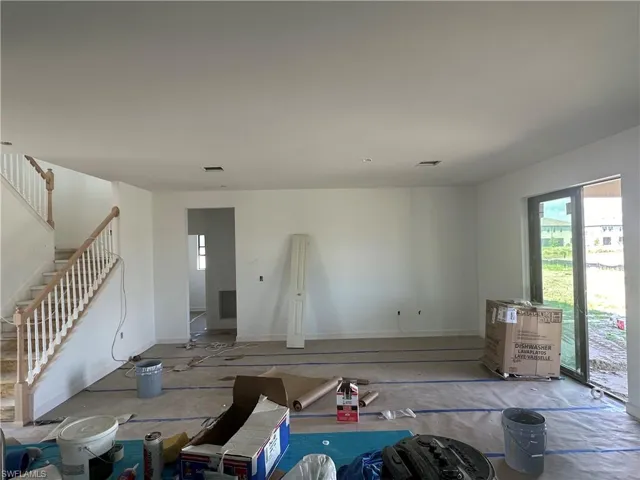 View of unfurnished living room