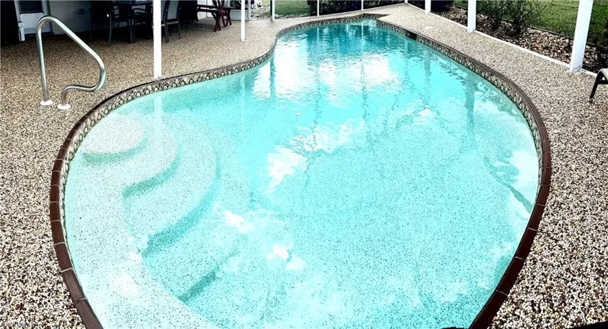 Beautiful River Rock Deck!