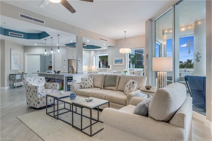 Open Living to kitchen and Dining