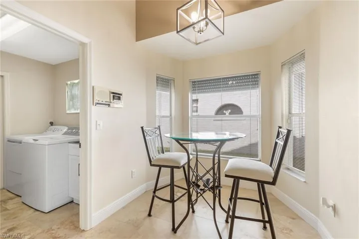 Eat in kitchen nook - leads to laundry room and out to garage