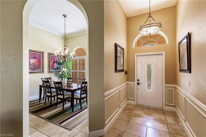 Front Door and Dining Room