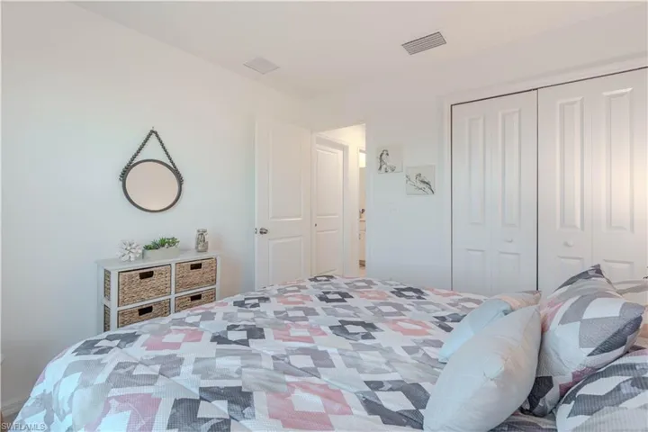 Bedroom with a closet