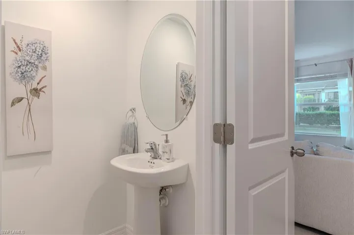 View of half bathroom
