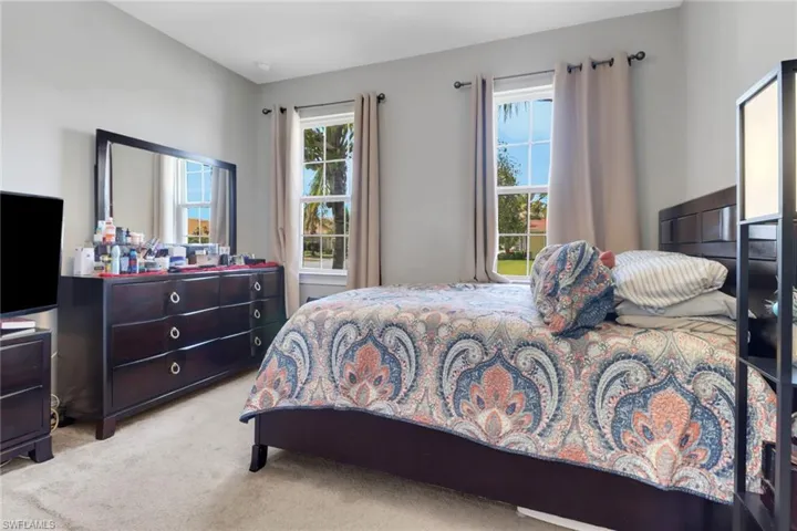 Bedroom featuring carpet floors