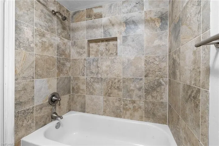 Full bath with bathing tub / shower combination