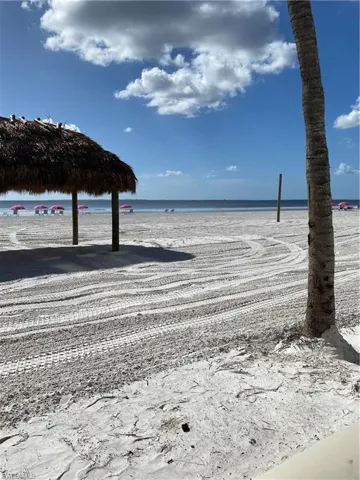 view of the beach