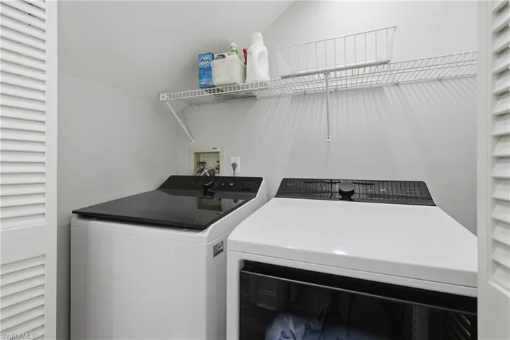 Washer & Dryer 1st floor across from 2nd Bedroom.