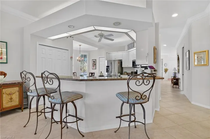 Kitchen seen from the living room