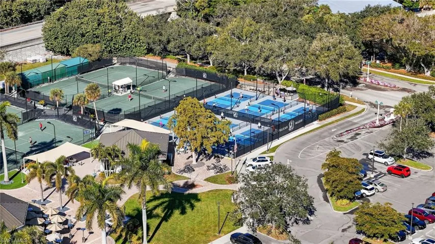 Tennis and pickleball courts, and the court sports Pro Shop