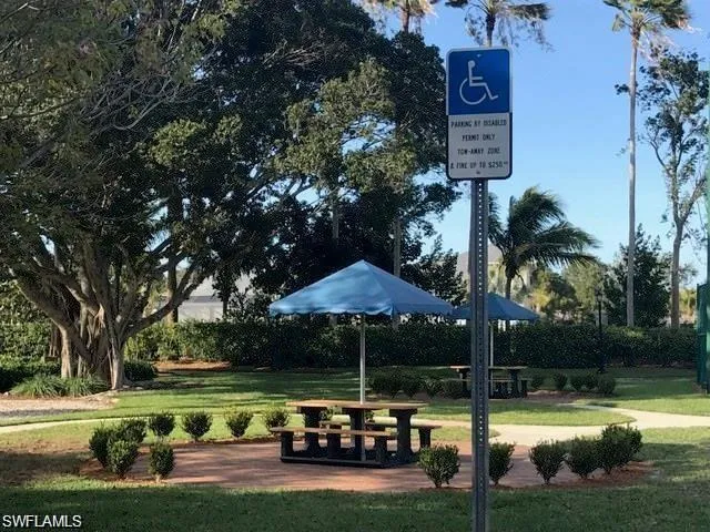 Picnic areas by the Pool
