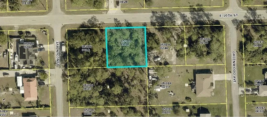 Aerial overview of property's location