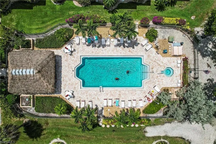 Pool is located in the middle of the complex, a great social area.