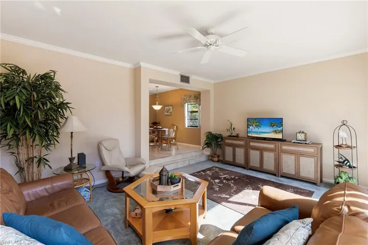 Natural light pours in through Southern exposure