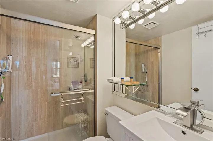 Freshly updated bathroom & walk-in shower