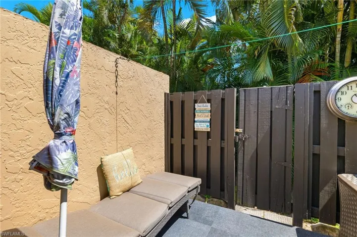 Outside space adjacent to your Master bathroom