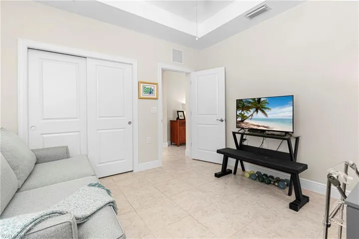 BEAUTIFUL TILED FLOORING IN THE 2ND GUEST BEDROOM=NO CARPET.