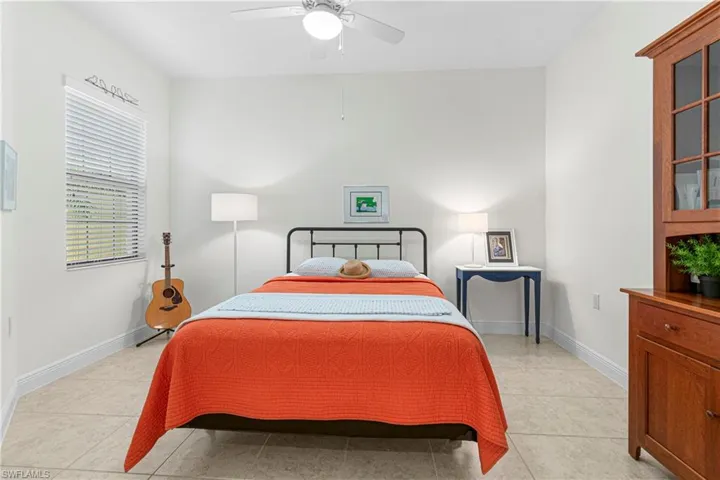 LARGE GUEST BEDROOM WITH BEAUTIFUL TILE FLOORING=NO CARPET!