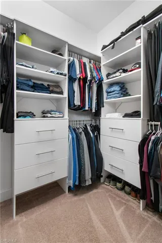 Primary Closet with Built-ins