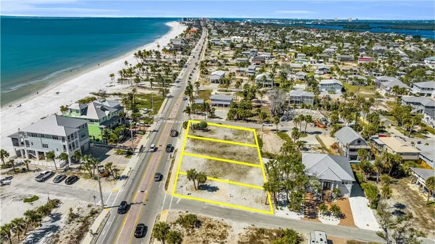 Aerial view of Potential 4 Lot Assemblage VIRTUALLY EDITED