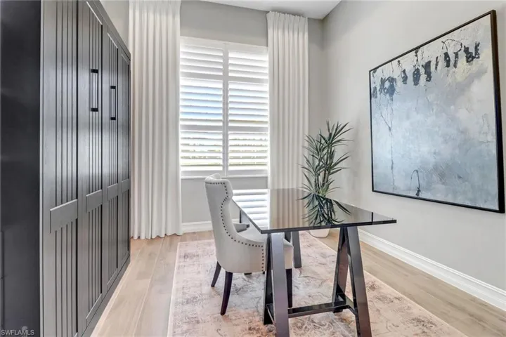 Den with murphy bed