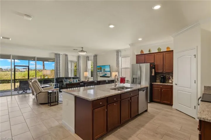 Spacious Kitchen in the center of this lovingly maintained home